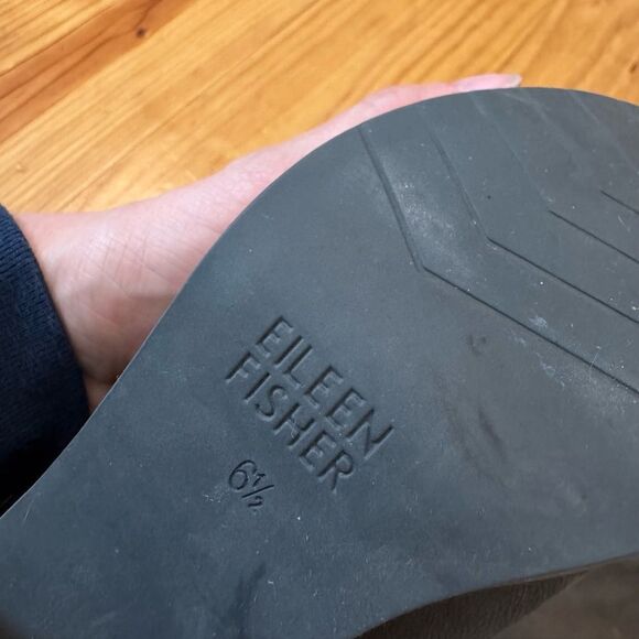 Eileen Fisher Women’s Suede Bootie Shoes US 6.5 Boot Gray Multi - Picture 12 of 12